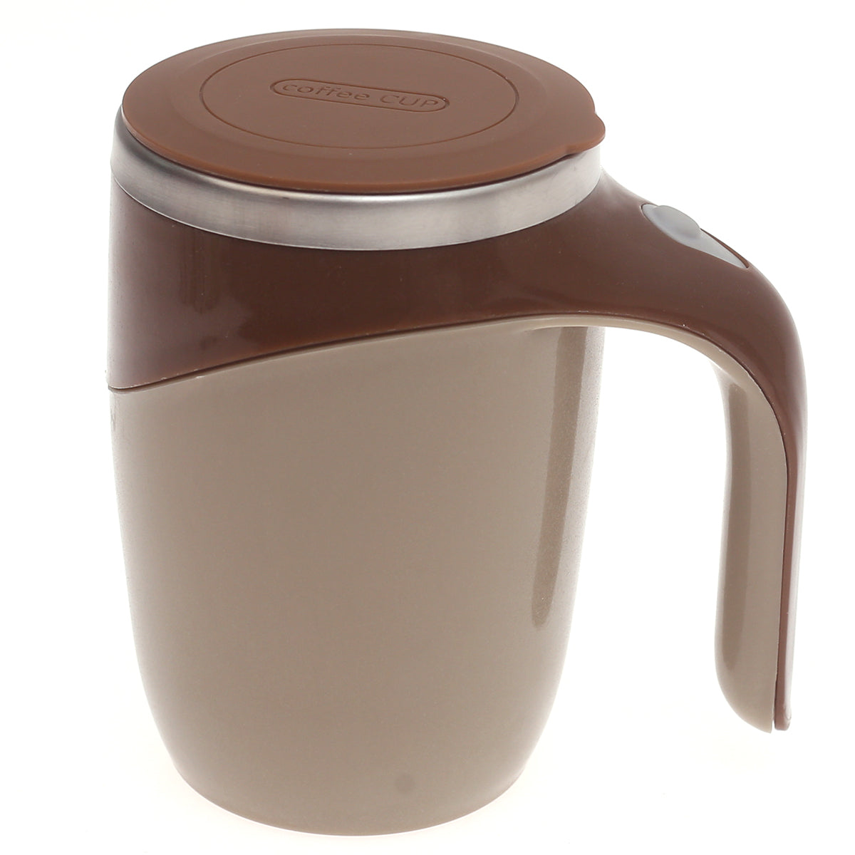 Self-Stirring Mug – Handheld with Lid (H/W)