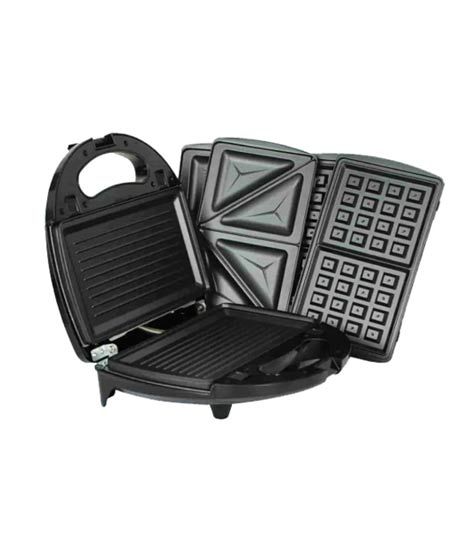 Gaba National Sandwich Maker - Black (GNE-6192/21)