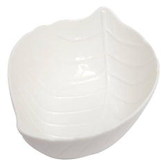 MINT LEAF SALAD BOWL.WHITE