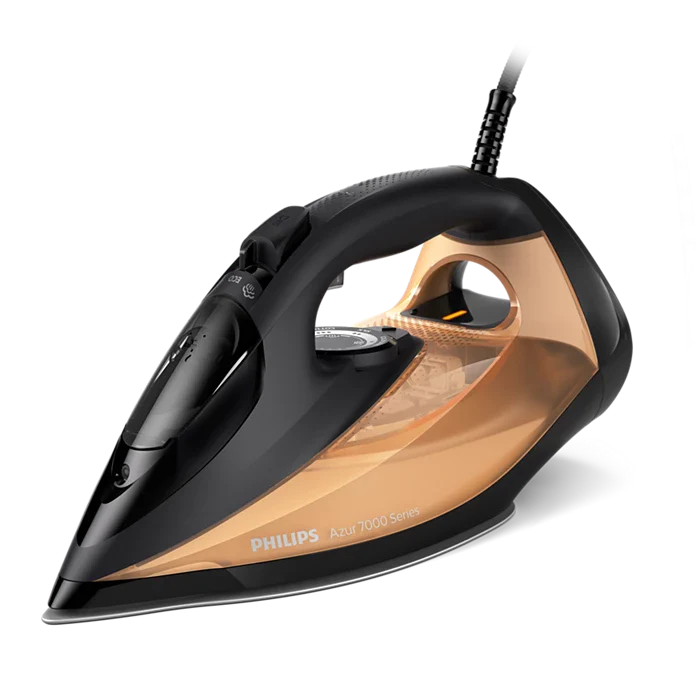 Philips 7000 Series HV Steam Iron Black/Gold DST7040/86